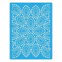 Pochoir Plastique Souple Réutilisable 18,5 X 14,5 Cm Fabrika Decoru Decoration 155 - FABRIKA DECORU