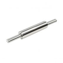 Rouleau À Pâtisserie Inox - Avec Poignées - Ø6,5 Cm - Gobel
