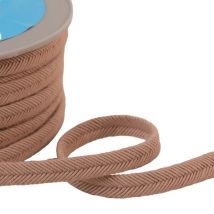 Bobine 20m Double Cordon Fils 10mm Beige/rose - My mercerie