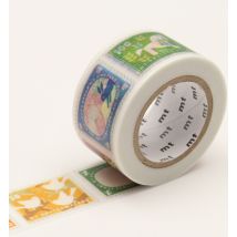 Masking Tape - Timbres Animaux - Postage Stamp - 2,5cm X 10m - 10 M X 25mm - MT Masking Tape