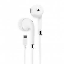 Ecouteurs Intra Auriculaire Lightning Mfi 1,2 M - Blanc - Mooov