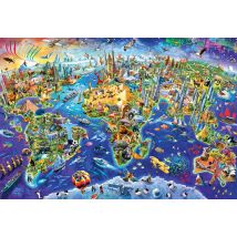 Puzzle 2000 Pièces - Crazy World - Eurographics
