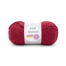 Pelote De Laine À Tricoter Shetland - 100gr - Grundl 13 Rouge - Gründl