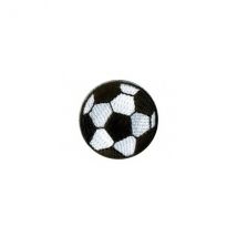 Lot De 3 Écussons Thermocollants Ballon De Foot 5cm - MyMercerie