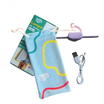 Pack Essentiel : Lampe Violette + Câble + Pochette Microfibre - Lizia