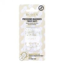 Boutons Pressions Sans Pince 9mm Bohin Blanc