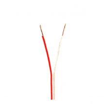 Nedis Câble Rond Pour Haut-parleur Double Conducteur De 0.75mm2 En Bobine 100m Rouge