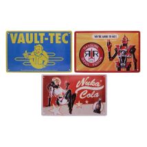 Fallout - Set De 3 Panneau Métal Brands - Fanatikk