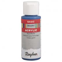 Peinture Acrylic, Flacon 59 Ml, Bleu Pur - DecoArt