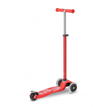 Trottinette Maxi Deluxe Rouge Led - Micro