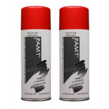 Lot De 2 Bombes De Peinture - Rouge Métallisé - Amt - Amt