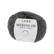 Pelote De Laine À Tricoter Merino 120 - Lang Yarns Gris (055) - LangYarns
