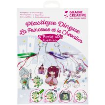 Kit Princesse Et Chevalier Pour 3 Porte-clés - Plastique fou