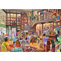 Puzzle 2000 Pièces - Bookshop Tearoom - Bluebird Puzzle