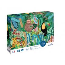 Puzzle 36 Pieces – Animaux D Amerique Du Sud - Sentosphere - Beige - Sentosphère