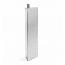 Lexon Enceinte Sans Fil Bluetooth Prisme Long Design Élégant Puissant Argent
