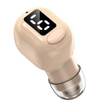 Ecouteurs Bluetooth Intra-auriculaires Invisibles Hifi Etanche 10h Autonomie Skin Color Yonis - Yonis