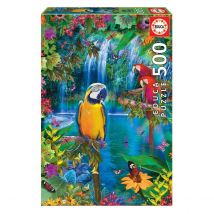 Puzzle 500 Pcs – Paradis Tropical - Educa Borras - Jaune