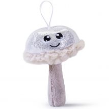 Déco Champignon À Suspendre Argenté - Trudi
