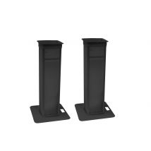 Eurolite 2x Support De Scène Variable Incl. Housse Et Sac, Noir - Eurolite