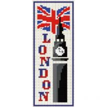 Kit À Broder Point De Croix Marque Page Big-ben - LUC