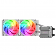 Refroidisseur Gaming - Cougar Gaming - Poseidon Ultra240 - Blanc - Watercooling Aio 240mm - Refroidissement Liquide - Rgb