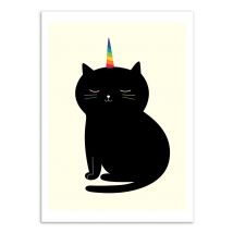Affiche - Caticorn - Andy Westface - Wall Editions