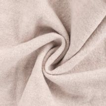 Tissu Laine Bouillie Isolde Uni Ecru - Craftine