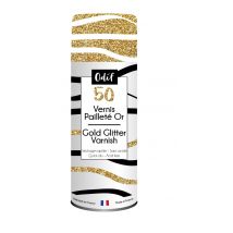 Vernis Pailleté Doré Spray 125 Ml - Odif