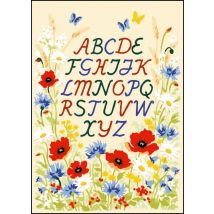Canevas Antique Abc Aux Champs 32x50cm - LUC