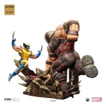 Marvel - Statuette 1/10 Bds Art Scale Wolverine Vs Juggernaut Heo Eu Exclusive 30 Cm - Iron Studios