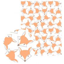 Feuille Gluepatch Tete De Renard 300x400 - Lot De 10 Feuilles - Glue Dots