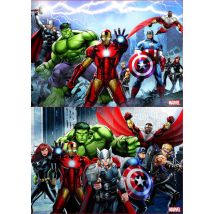 2 Puzzles Super Heros Avengers 100 Pieces - Educa - 15771 - Educa