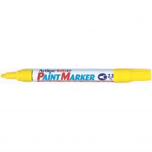 Marqueur Paint 400 Xf Permanent Indélébile Pointe Conique 2,3 Mm Jaune Artline - Artline