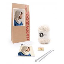 Kit Tricot Capuche Snowboard Ecru Tu - Pingouin