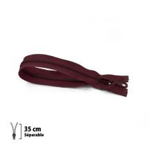 Fermeture Éclair Z54 - Moulée 6mm Séparable - 35 Cm - Eclair Prym