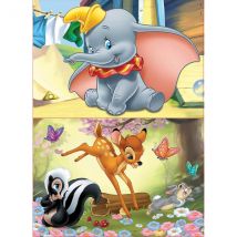 Puzzle En Bois Disney : Dumbo Et Bambi 2 X 16 Pieces - Educa - 18079 - Educa