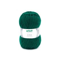 Fil À Tricoter Lisa Premium Uni - Grundl 16 Vert - Gründl
