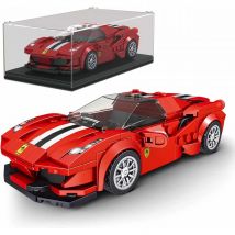 488 Gtb Voiture De Sport Avec Vitrine - Mould King