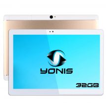 Tablette 4g Multimédia 10' Android 7.0 Octacore 32go Stockage Double Sim Or Yonis - Yonis