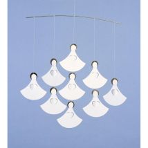 Mobile Flensted Angel Choir Avec 9 Anges – Décoration Élégante Pour Enfants - Flensted Mobiles
