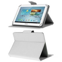Etui Tablette 10 Pouces Rabat Magnétique Protection Universelle Intégrale Blanc Yonis - Yonis