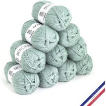 10 Pelotes De Laine - Bambou - 100% Acrylique - Bergère De France - Barisienne - Bergere De France