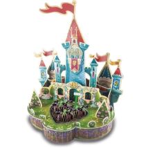 Jeu De Construction Et De Création - Educa - 3d Dream Gardens 2in1 - Chateau - Educa