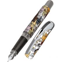 Stylo Plume - Encre - Rechargeable - Chats Rigolos - Pour L'École - Online - Online