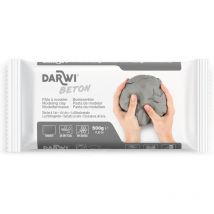 Pâte À Modeler - Effet Béton - Autodurcissante - Enfant Et Adulte - Darwi - 500g