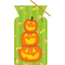 20 Pochettes Cello Citrouille - Creative Party