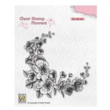 Tampon Transparent Scrapbooking Nellie's Choice Coin De Fleurs 031 - Nellie's Choice