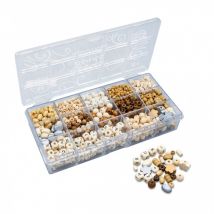 Boîte De Perles En Bois Naturel - Buki
