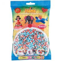 Sachet De 3000 Perles À Repasser Hama Midi Bicolore - Loisirs Créatifs - 201-91 - Hama